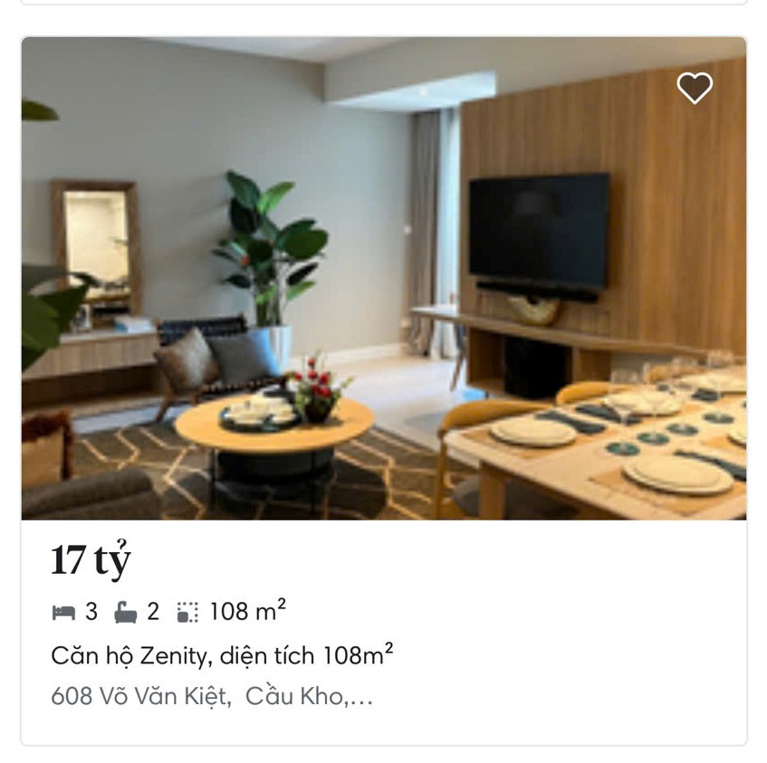 Căn hộ Zenity Capitaland Quận 1